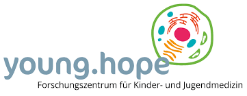 Logo des young.hope Forschungszentrums für Kinder- und Jugendheilkunde.