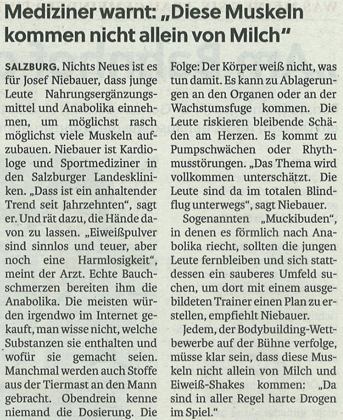News: Salzburger Stadtnachrichten Sept 2016