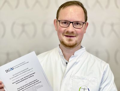 Deutsche Fachgesellschaft zeichnet Arzt am Uniklinikum Salzburg aus