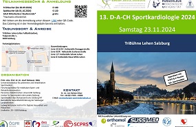 13. DACH-Symposium Sportkardiologie 2024 in Salzburg