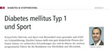 Diabetes mellitus Typ 1 und Sport J. Niebauer