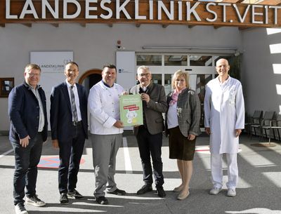 Küche der Landesklinik St. Veit erhielt das "SalzburgerLand Herkunftszertifikat"