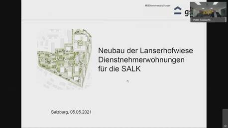 Jetzt online abrufbar: Virtuelle Mieterversammlung zum Neubau der Lanserhofsiedlung