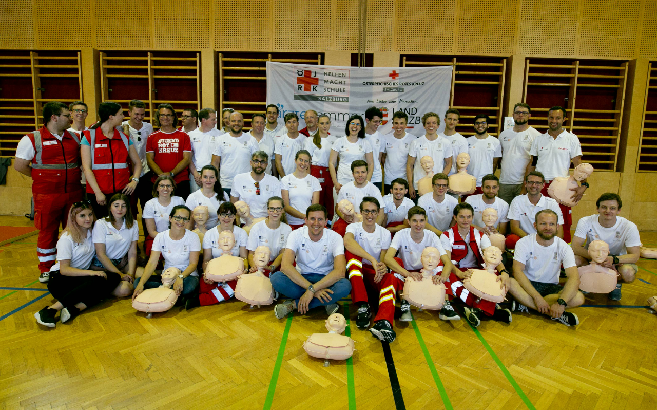 Projekttag am 30.05.2018 „Kids Save Lives - Salzburg“