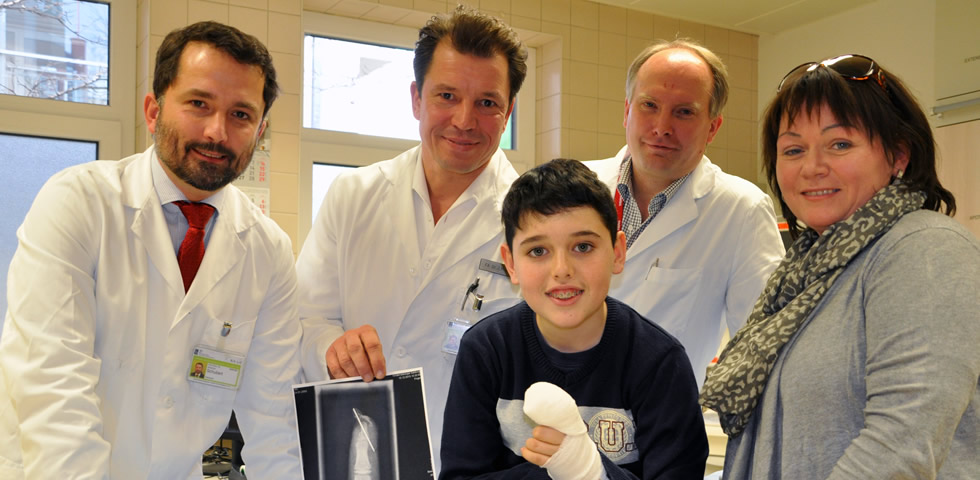 Kinder- und Jugendchirurgie und Unfallchirurgie Salzburg:12-Jährigem wurde Finger wieder angenäht