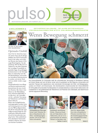 Sonderausgabe 50 Jahre Orthopädie  Oktober 2014